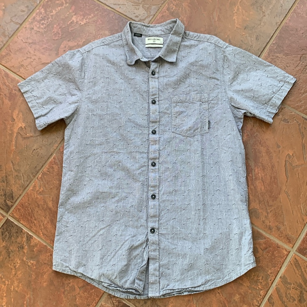 Men’s Billabong Short Sleeve Dress Shirt